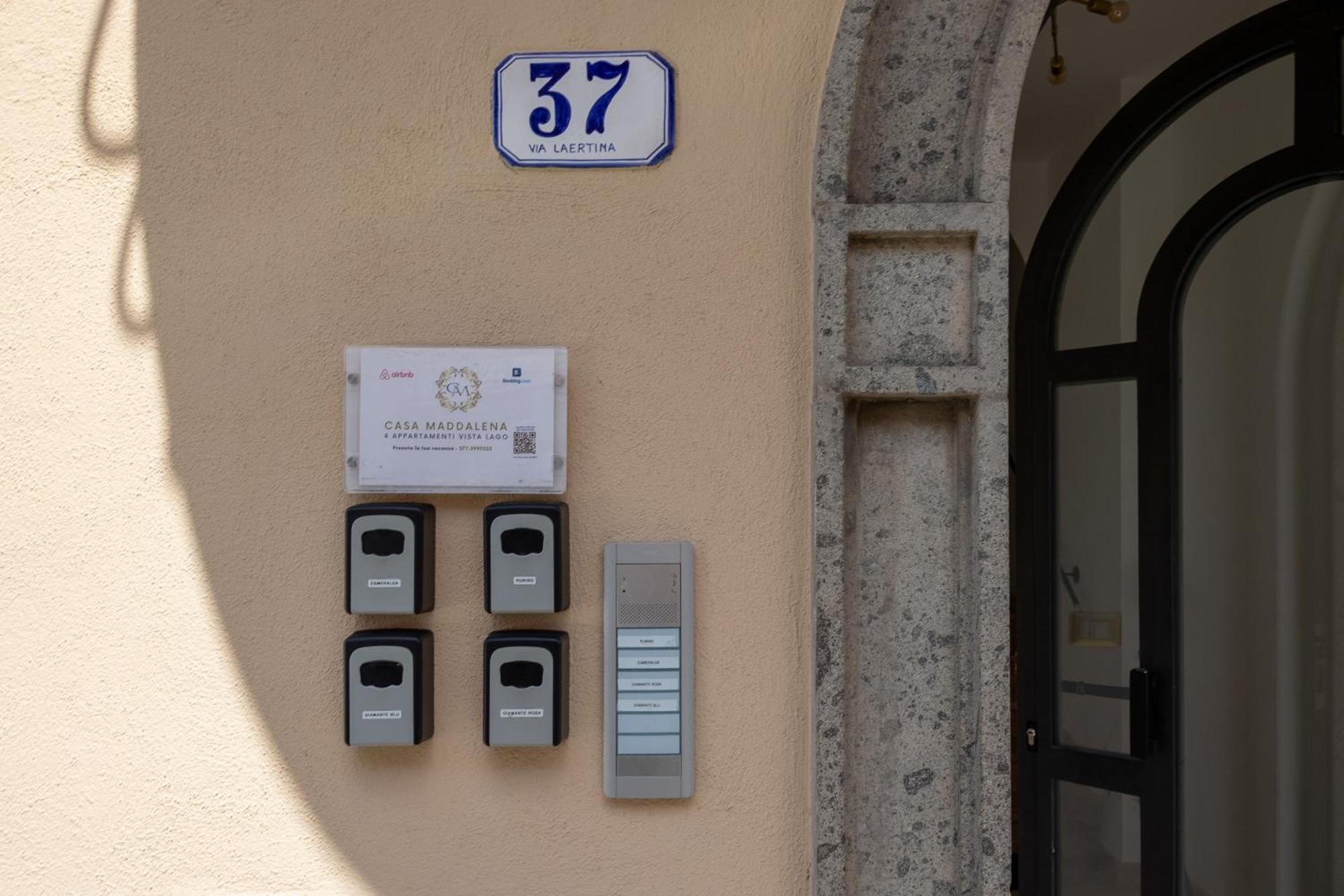 Casa Vacanze Maddalena - Palazzetto Sul Lago - Diamante Rosa Marta Eksteriør billede